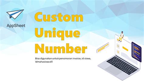 Appsheet unique id formula.  Help on creating custom unique ids I am a OOH (billboar...