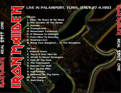 Apr 29, 1993: Iron Maiden at Palasport Florence, Tuscany, Italy ...