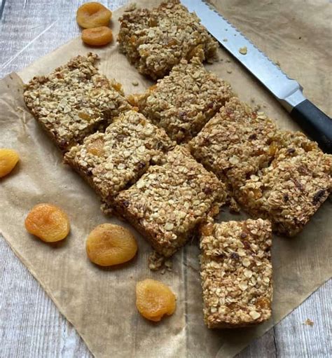 Apricot Flapjacks - Tasty Bakes Kitchen