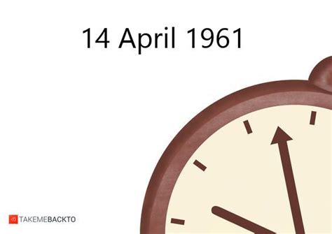 April 14, 1961, Friday, What happened on, weekday, calendar