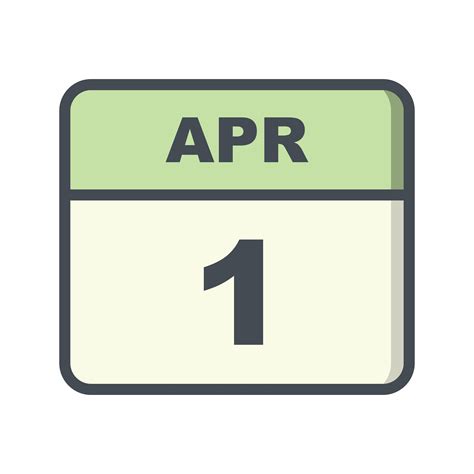 April 1st Calendar