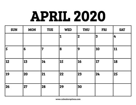 April 2020