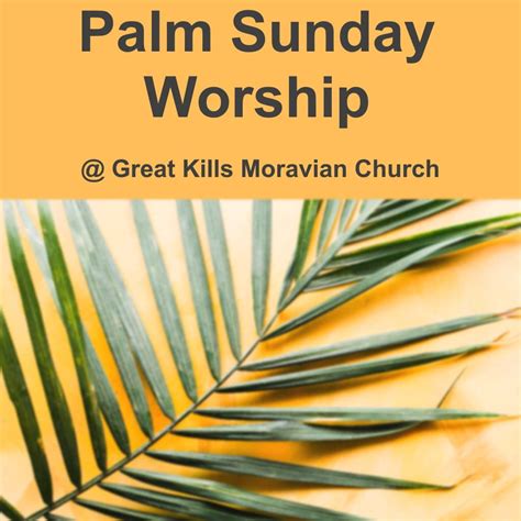 April 9, 2024 - Easter Worship Aid for Great Kills Moravian …