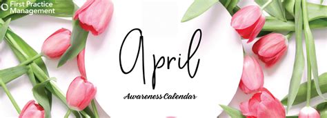 April Awareness Days Calendar - First Practice Management