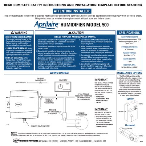 Aprilaire 600 installation. Things To Know About Aprilaire 600 installation. 