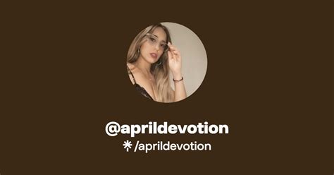 Aprildevotion Onlyfans Leak +18 🍑