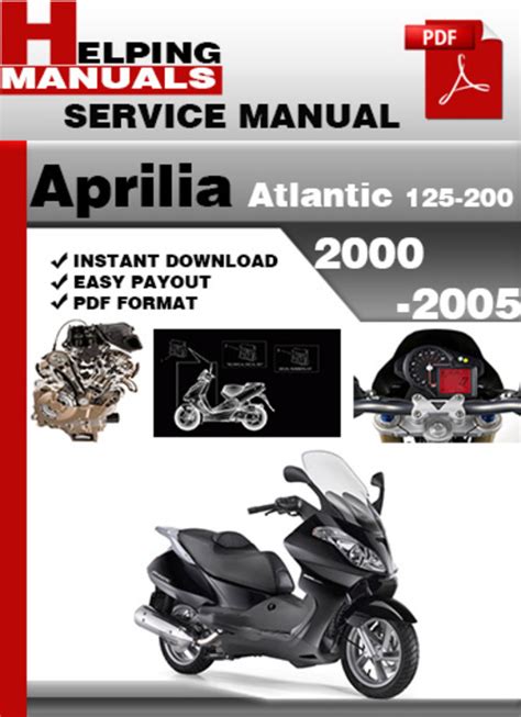 Aprilia atlantic 125 200 2000 2005 service repair manual. - Una viuzza che porta al mare.