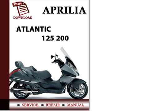 Aprilia atlantic 125 200 service manual 2002 2004. - Oster kitchen center ice cream maker manual.