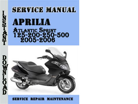 Aprilia atlantic sprint 125 200 250 500 service repair manual 2005 2006. - Mechanikai kémia helyzete és eredményei a szakirodalom tükrében.