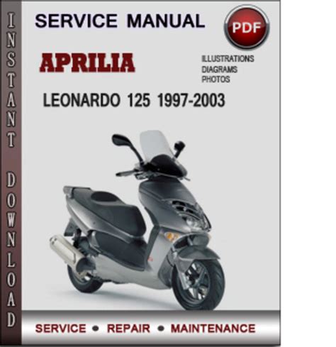 Aprilia leonardo 125 1997 repair service manual. - Instruction manual for cuisinart bread maker.