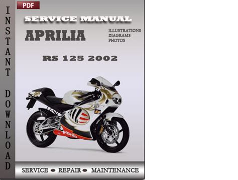 Aprilia rs 125 2002 reparatur service handbuch. - Yamaha xt 125 x manuale officina.