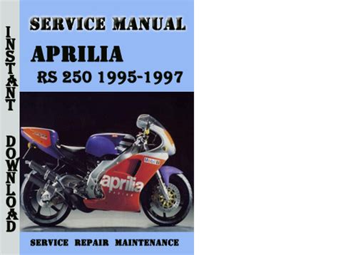 Aprilia rs 250 1995 1997 service repair manual. - Manuale radio vhf portatile cobra mr hh125.