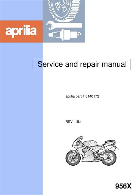 Aprilia rsv mille 1999 2000 service repair manual. - Metal cutting and machine tools textbook.