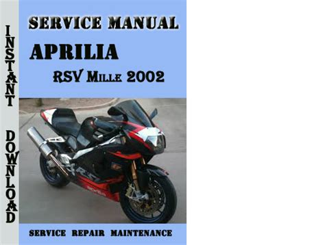 Aprilia rsv mille 2002 service manual. - 1971 bmw 1600 clutch master cylinder manual.