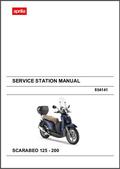 Aprilia scarabeo 125 200 service reparatur werkstatthandbuch. - Manual de soluciones de ingeniería ambiental quinta edición davis.