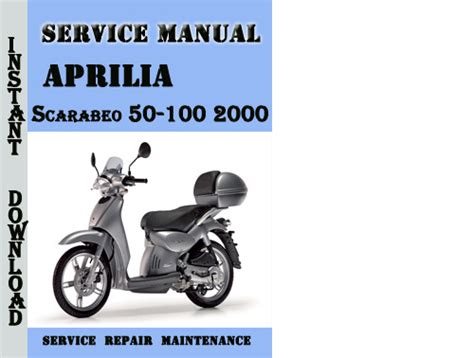 Aprilia scarabeo 50 ie 50 100 4t 50ie service repair workshop manual. - 97 monster 750 manuale di servizio.