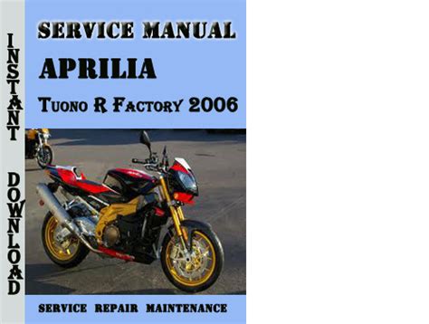 Aprilia tuono r factory 2006 service repair manual. - Ontario grade 12 chemistry study guide.