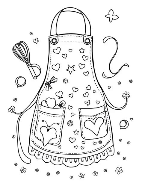 Apron For Coloring