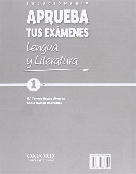 Aprueba tus examenes lengua castellana y literatura 4 eso pack cuaderno prueba 14. - Nivaldo tro molecular approach study guide.