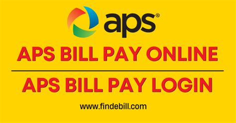 Aps bill pay. We would like to show you a description here but the site won’t allow us. 