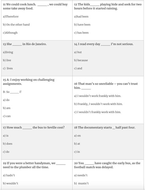 Aptis vocabulary exercises - Salón de idiomas