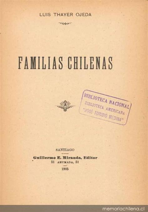 Apuntes genealógicos relativos á familias chilenas. - New home sewing machine manual model 920.