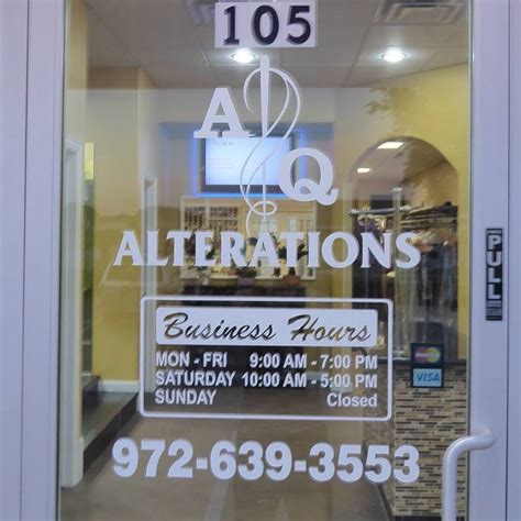AQ Alterations is located at 2650 Bardin Rd #105 in Grand Prairie, Texas 75052. AQ Alterations can be contacted via phone at (972) 639-3553 for pricing, hours and directions.. 