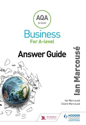 Aqa business for a level answer guide. - The 15 invaluable laws of growth participant guide.