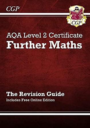Aqa level 2 certificate in further maths revision guide with online edition. - Tufo torque 51a manuale di servizio.