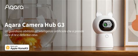 Aqara Camera Hub G3 per Interni 2K, Riconoscimento Facciale e