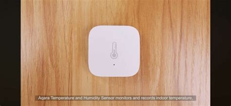 Aqara temperature sensor battery replacement.  For example, when the temperature is hig...