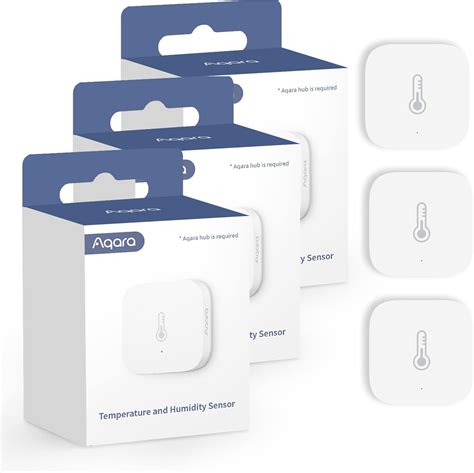 Aqara temperature sensor homekit.  Seamlessly integrate with Aqara Hub, Apple HomeKit...
