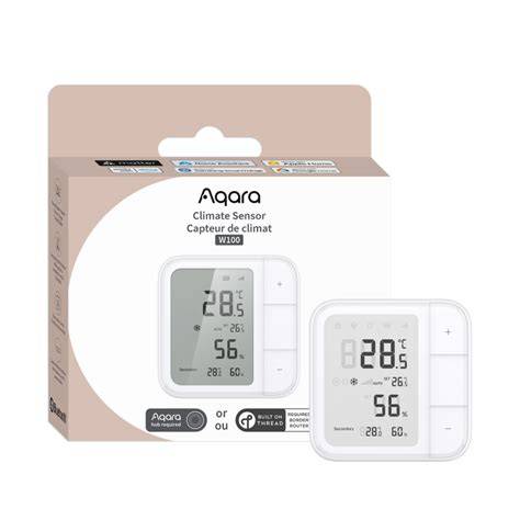 Aqara thread zigbee smart climate sensor w100.  En Aqara Thread/Zigbee ...