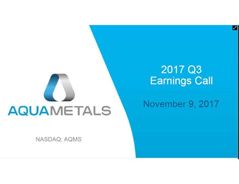 Aqua Metals: Q3 Earnings Snapshot
