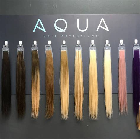 Aqua extensions. 1.5" width per piece. Length available in 18". 10 grams per pack. Color: Purple. Speed: Our Tape-In Hair Extensions are the fastest way to apply a full head on the market, the entire application takes less than one hour. Quality: Tape-in Hair Extensions are made with 100% Human Remy hair (we never ever blend any synthetic hair or non-Remy hair ... 