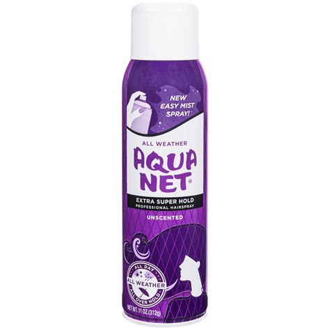 Aqua Net Hair Spray Aerosol Extra Super Hold, Unscented - 11 Ounces; Aqua Net Hair Spray Aerosol Extra Super Hold, Unscented - 11 Ounces. SKU: 2327600300115; UPC: 06799060011 Size: 11 Ounces Manufacturer: LORNAMEAD BRANDS INC; Select Shade. View All Shades Hide Shades One time order $2.79. AUTO-REORDER 5% OFF. $2.65. Buy more for additional ...