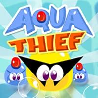 In this free online puzzle game, you have to help Aqua Thief to collect all coins in a level. To do this you just have to set a path for Aqua Thief by drawing a line passing through all the coins. And of course you need to take care, that Aqua Thief does not get busted by the patrolling Aqua Sheriffs.. 