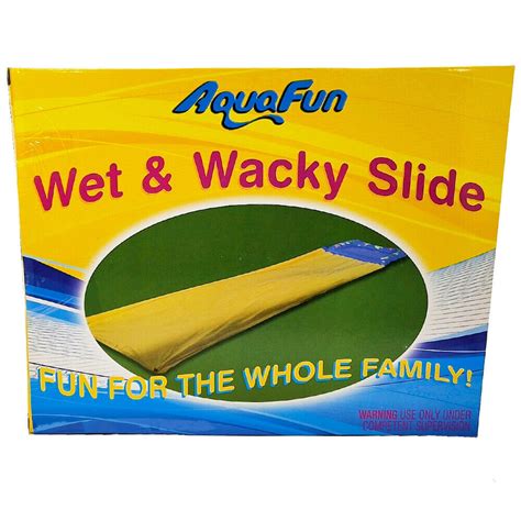 Aquafun WET & WACKY SLIP & SLIDE Swimming Pool Summer …