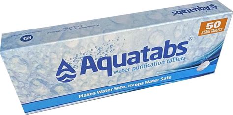 Aquatabs waterzuiveringstabletten 50 stuks bol.com