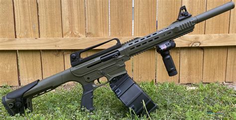 Oct 6, 2023 · A valuable option for home defense and competition shooting, the AR-12 utilizes the familiar surface controls of the AR-15 platform. AR-12 Shotguns For Sale :: Guns.com 10/6/2023 . 