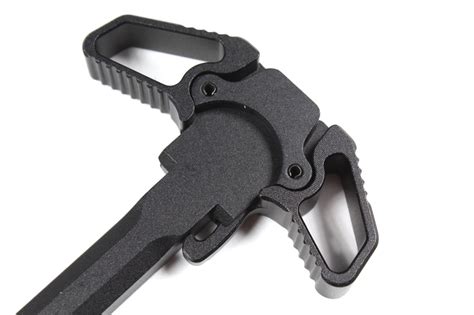 The Enforcer Ambidextrous Charging Handle is a drop-in replacement for mil-spec charging handles. Oversized levers allow for easy access and fluid operation no matter what optic is mounted above it. Featuring our Patent Pending Roller Bearing Technology, this charging handle smoothly and effortlessly unlatches when manipulated from either …