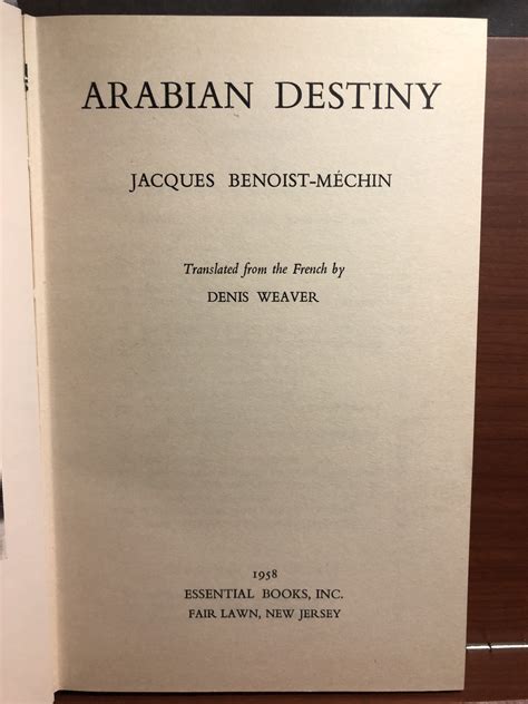 Arabian Destiny is an insightful