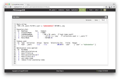 Arangodb Aql图查询遍历示例
