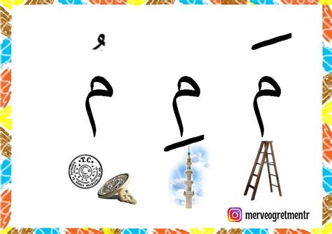 Arapça mim harfi nasıl yazılır