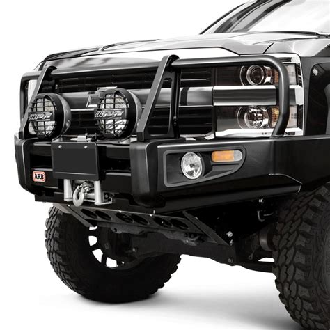 Dec 26, 2023 · The built-in winch mount will allow ARB low profile winches up 10,000 lbs. as well as most aftermarket brand low-profile winches. The light holes on the bumper wings will allow the mounting of OEM LED fog lights or halogen lights. The built-in jack mounting points are suitable for the ARB jack (sold separately) or other mechanical jacks.
