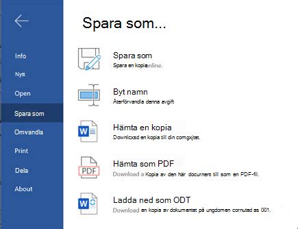 Arbeta med dokument i Word för webben - Microsoft Support