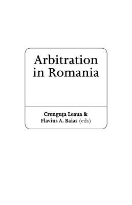 Arbitration in romania a practitioners guide. - Busquedas de sentido para una nueva politica.