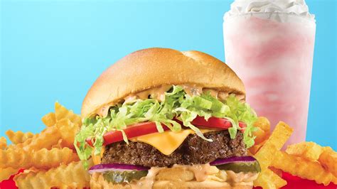 Arbys good burger meal. The “Good Burger 2″ meal includes a burger, strawberry shake and crinkle fries. The burger itself is complete with a Wagyu steakhouse patty (a blend of 51% Wagyu and 49% ground beef), American ... 