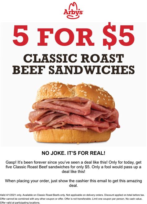 108 Arby's Fast-Food Locations in Virginia. Known for our slow-roasted roast beef, Market Fresh selections, and 13-hour smoked brisket, Arby's in Virginia is dedicated to creating craveable meals that end in smiles every time. We are experts in the art of Meatcraft®—we've been at it for decades, after all. Whether you're dreaming of ...