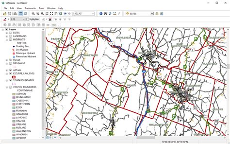 Arc reader. ArcGIS ArcReader. 10.5. ArcReader is a free, easy-to-use desktop mapping application that allows you to view, explore, and print maps and globes. Anyone with ArcReader can view high-quality interactive maps authored by ArcMap and published with the ArcGIS Publisher extension. 